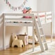 image 6 of Vida Designs Sydney Loft Bunk Bed, 3ft Single Bed - White