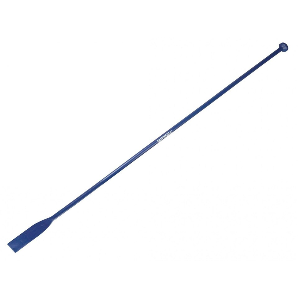 image 1 of Faithfull Posthole Digging Bar With Chisel End 7.7kg 1.75m - Multi Colour - One Size