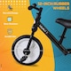 image 10 of HOMCOM Kids Balance Training Bike Toy w/ Stabilizers For Child 2-5 Years Black