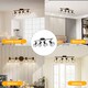 image 8 of EMITTO 4-Way Spotlight Ceiling Light Adjustable Vintage Black Metal E14 Fixture