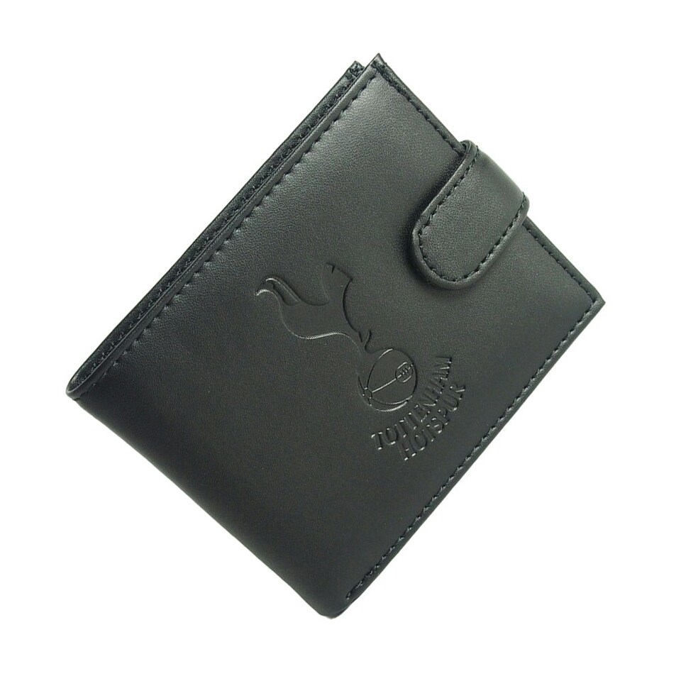 image 1 of Tottenham Hotspur FC Leather Wallet - Black - One Size