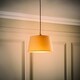 image 2 of ValueLights Aspen Small Natural Tapered Ceiling Lamp Shade Cream