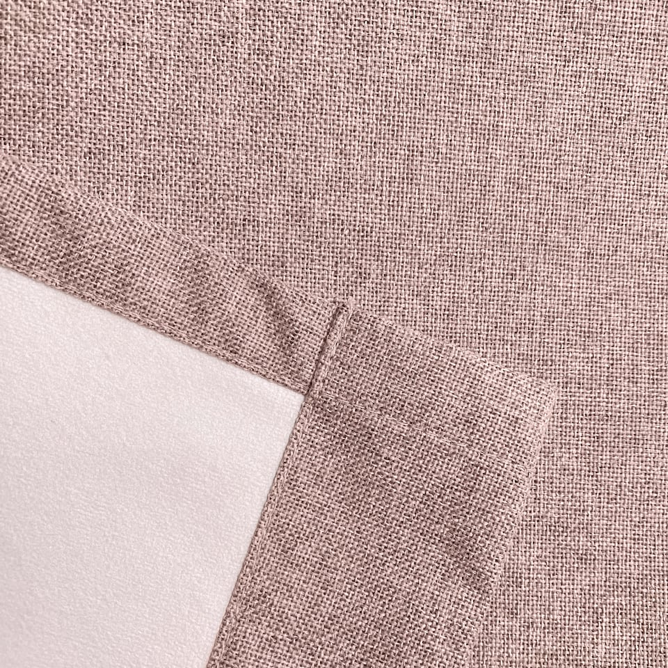 image 1 of Enhanced Living Austin Blackout, Thermal Blush Curtains with Eyelet Header (PAIR) - 90x72 inch (229x183cm) | Pink | Blush | 2