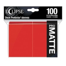 Ultra PRO - Eclipse Matte Standard Sleeves (100) - Apple Red