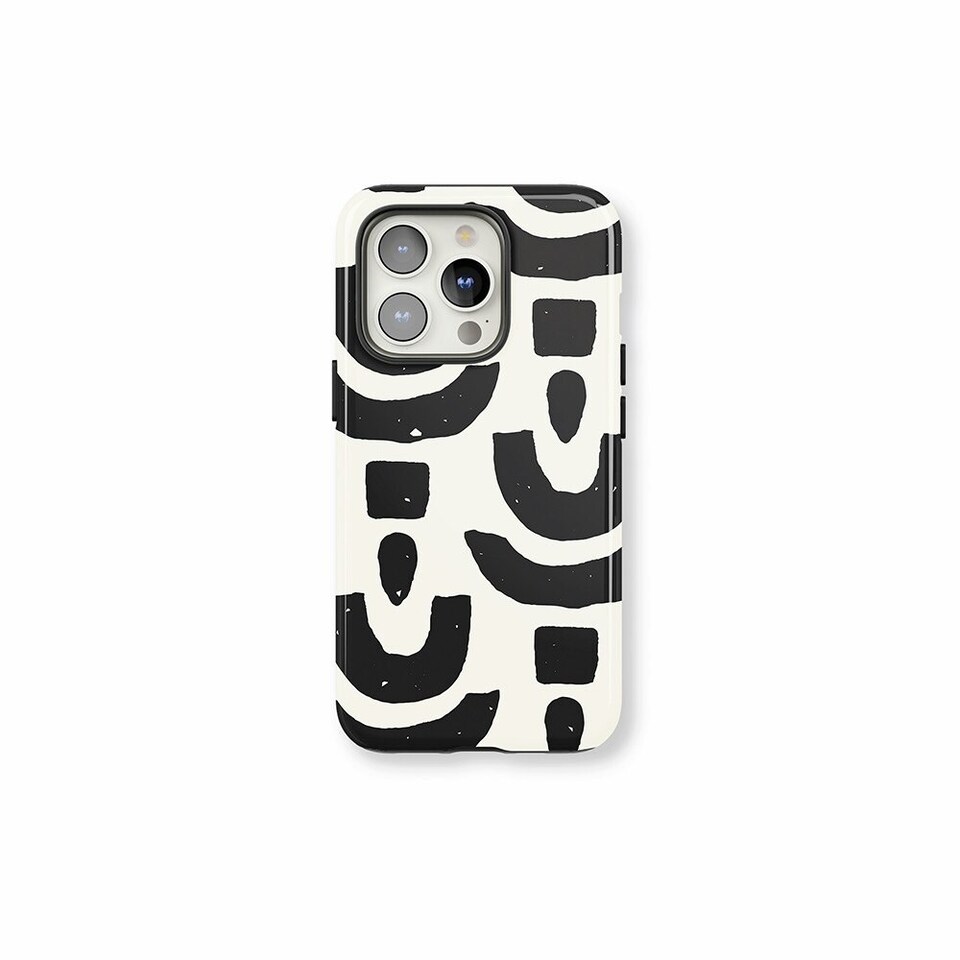 image 1 of Abstract Shapes Phone Case | Black | iPhone 14 Plus
Tough | iPhone 14 Plus
Tough