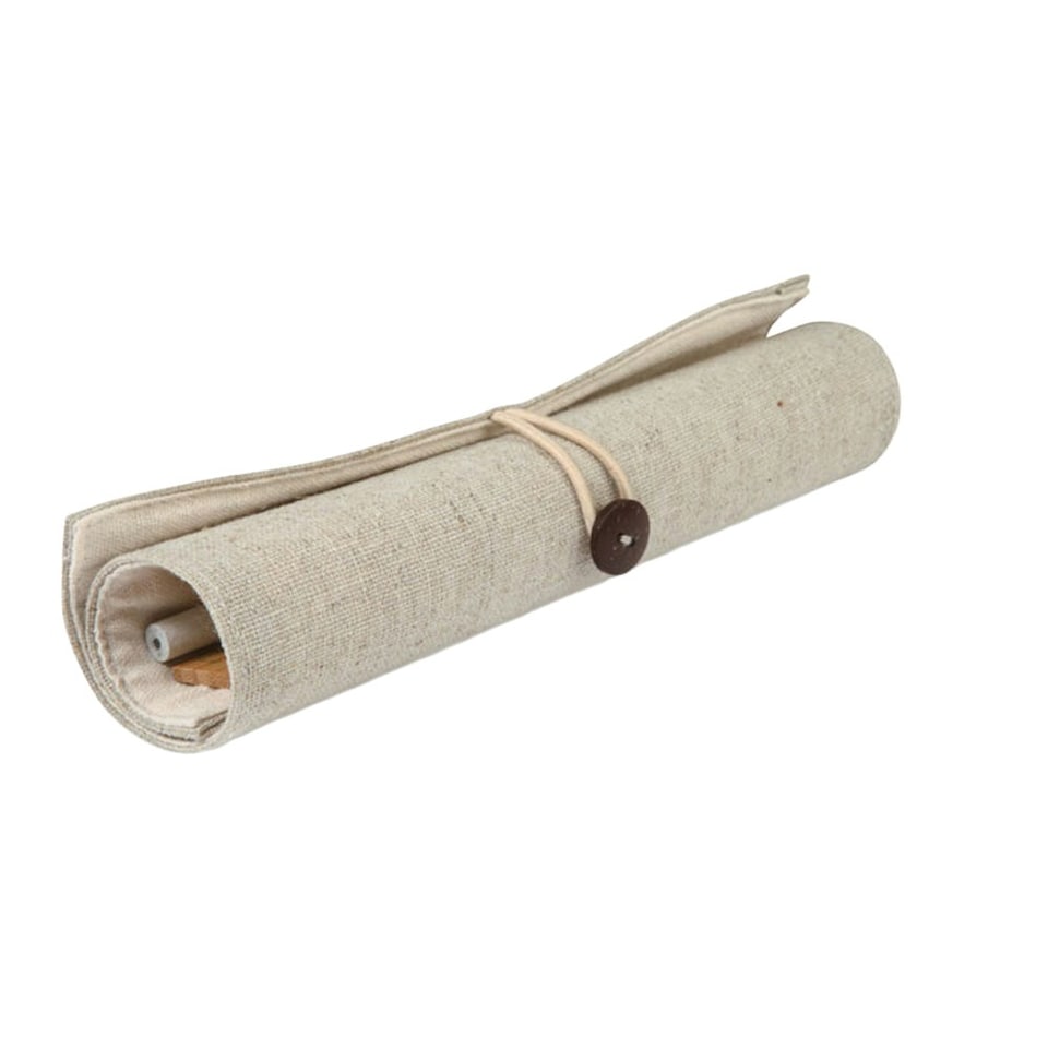 image 1 of MidOcean Ecoset Cotton Stationery Set - Beige - One Size Brown
