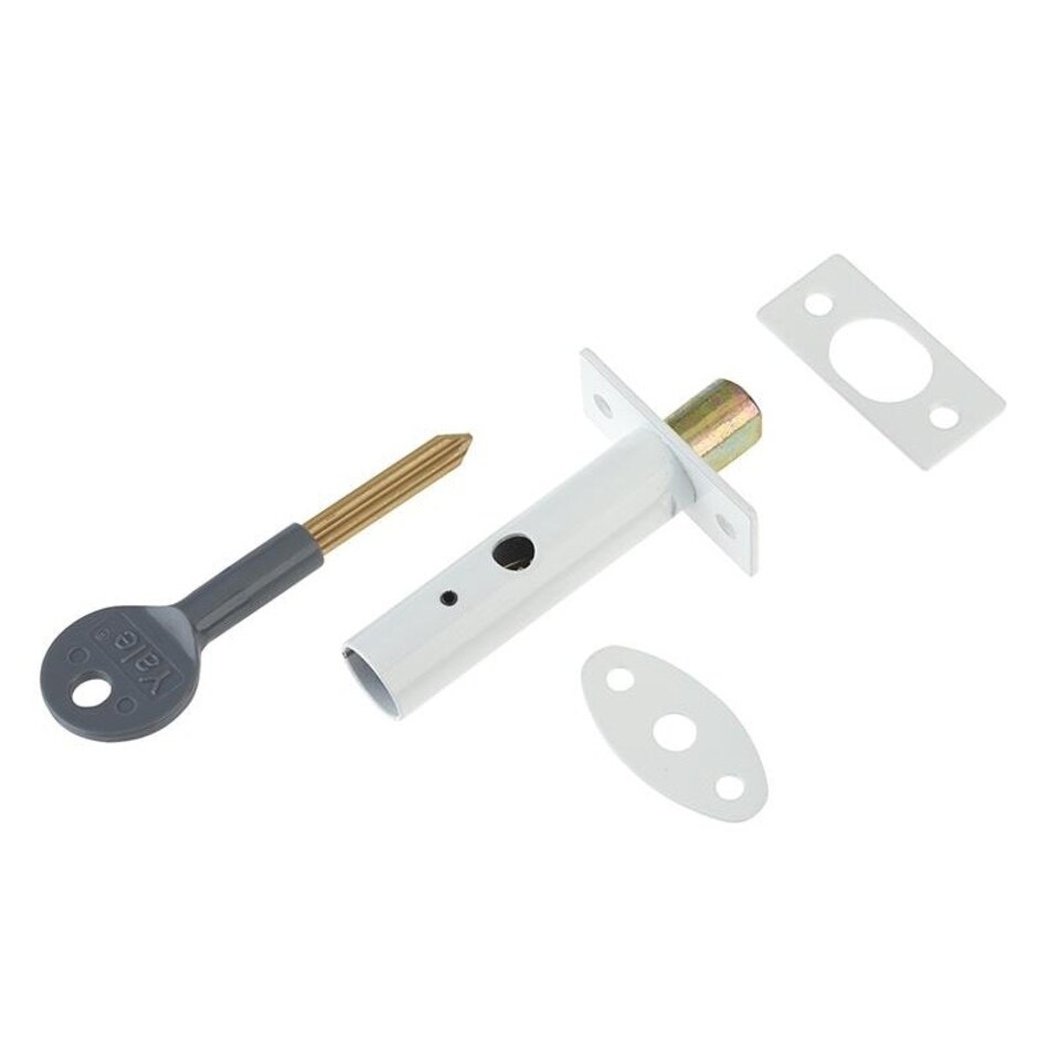 Yale Locks Pm444 Door Security Bolt - Multi Colour - White Finish Visi of 1 Multi