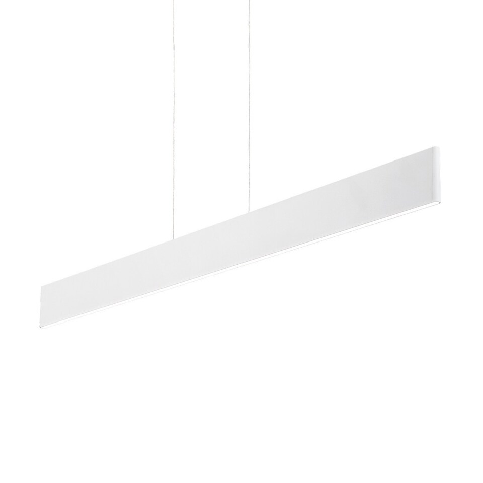 image 1 of Desk LED 1 Light Ceiling Pendant Bar White