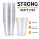 image 5 of Hero Disposable Half Pint Cups Polypropylene Tumblers Plastic Cups, Food Grade Cold Drink Cups with Rolled Rim, UKCA Marked, Lined Accurate Half Pint Measures, Recyclable Clear Party Cups | Clear | Clear | 150