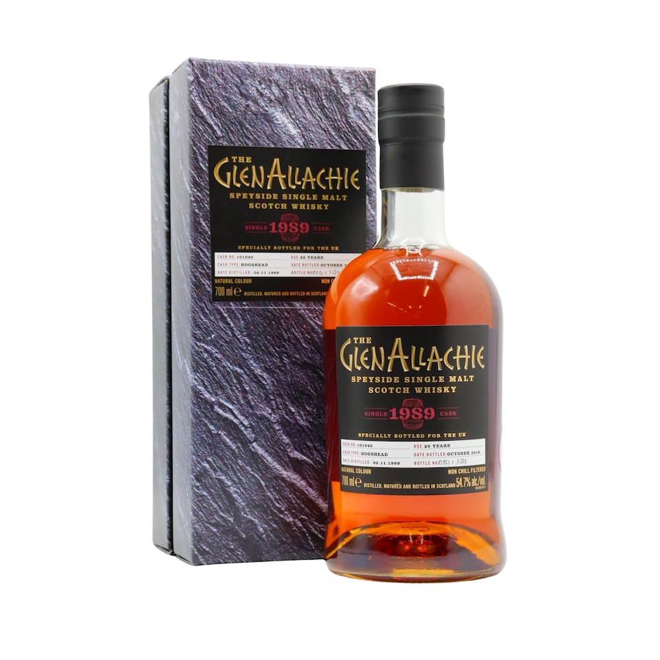 GlenAllachie - Single Cask No. 101040 1989 28 year old Whisky
