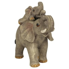 Something Different Animal Families Elephant Ornament - Grey - One Size (UTSD2824)