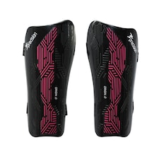 Precision Unisex Adult Origin.0 Strap Shin Guards - Black/Pink - M