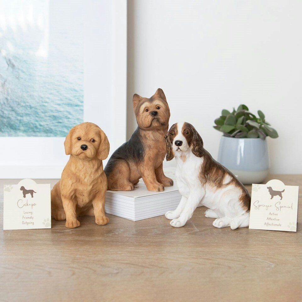 image 1 of Something Different Resin Cockapoo Ornament - Brown - One Size