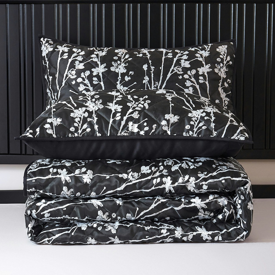 image 1 of Intimates Firenza Luxury Jaquard Floral Quilted Bedspread Set Multi | Multi | Super King