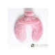 image 1 of Luxury Hot Water Bottle with Faux Fur Cover Medium 1.8L Pink