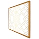 image 1 of Golden geo pattern (Picture Frame) Brown | Oak | XL