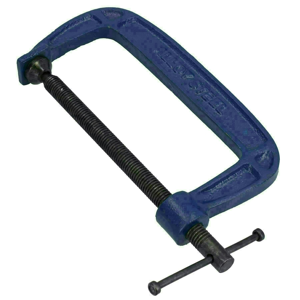 image 1 of 6 Inch (150mm) Cast Iron Screw G Clamp Fastener Holder Support vice Clamping 4pc