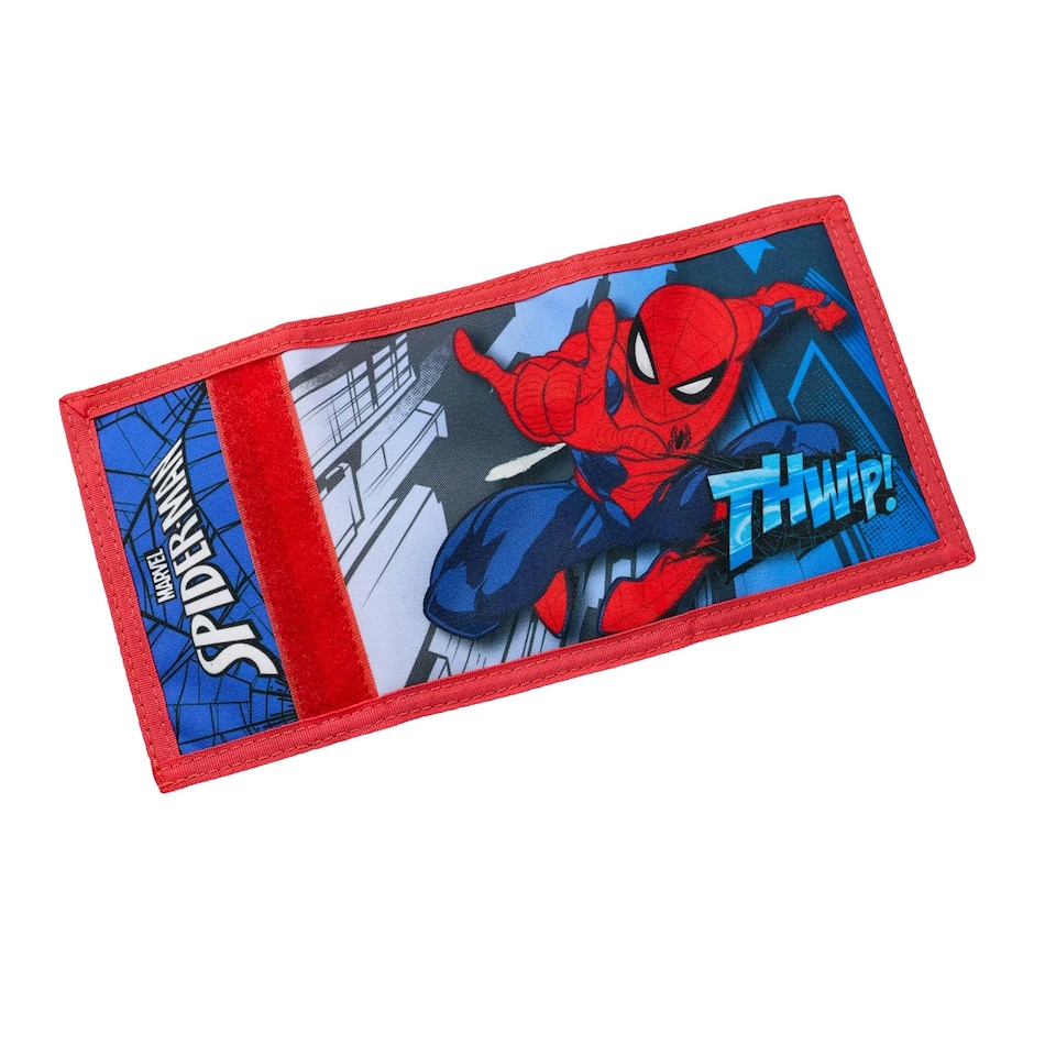 image 1 of Spider-Man Thwip Touch Fastening Wallet Set - Multicoloured - One Size