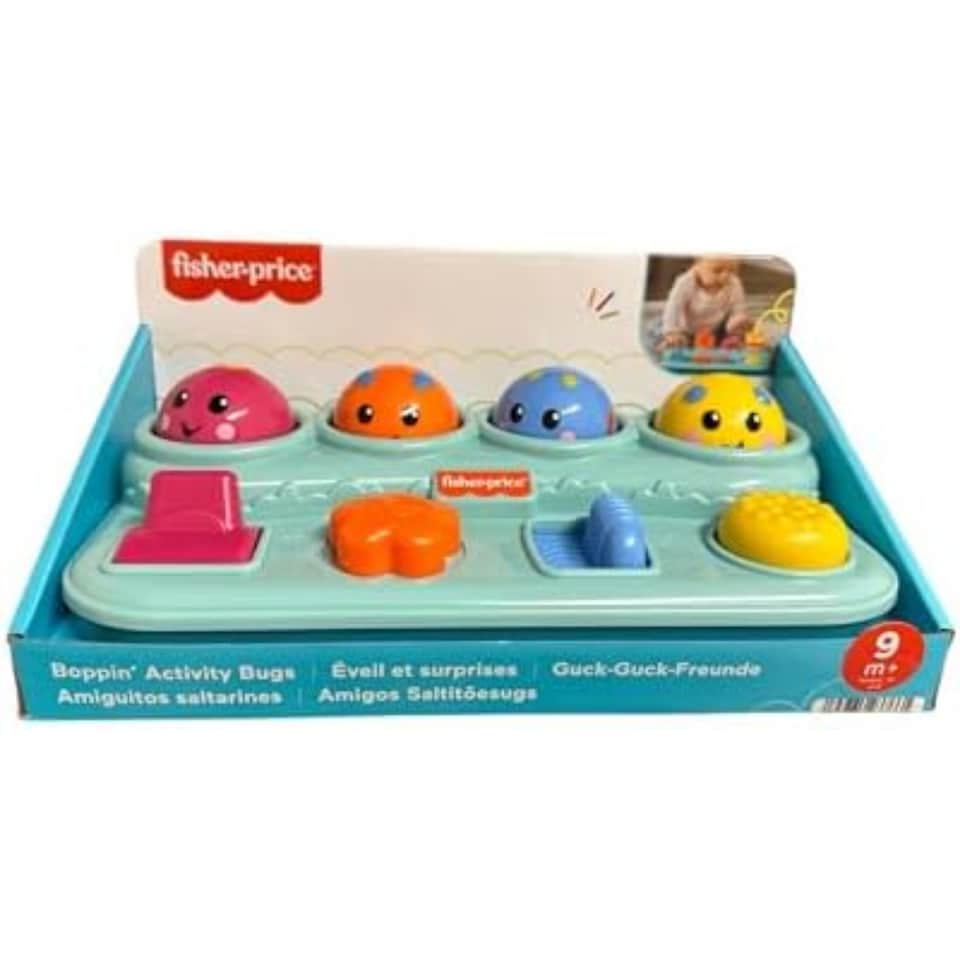 image 1 of Fisher Price Brilliant Basics Boppin Activity Bugs Toy