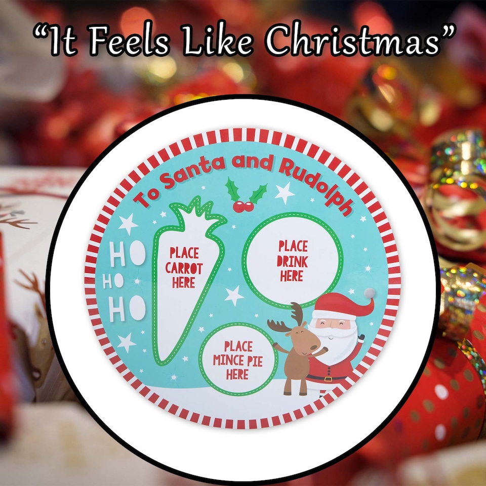 image 1 of vfm-estore Christmas Placement 'Night Before Christmas' Cork - Blue