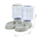 image 3 of Skylos 2 Packs Automatic Food Feeder Waterer Set Plastic Dispenser Dog Cat 3.5L