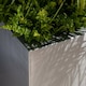 image 7 of Primrose Zinc Galvanised Silver Cube Steel Planter Pot 30cm