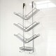 image 2 of Showerdrape Atrium 3 Tier Hanging Chrome Shower Caddy