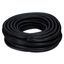 32mm Black Corrugated Flexible Pond Hose N/A | 10m