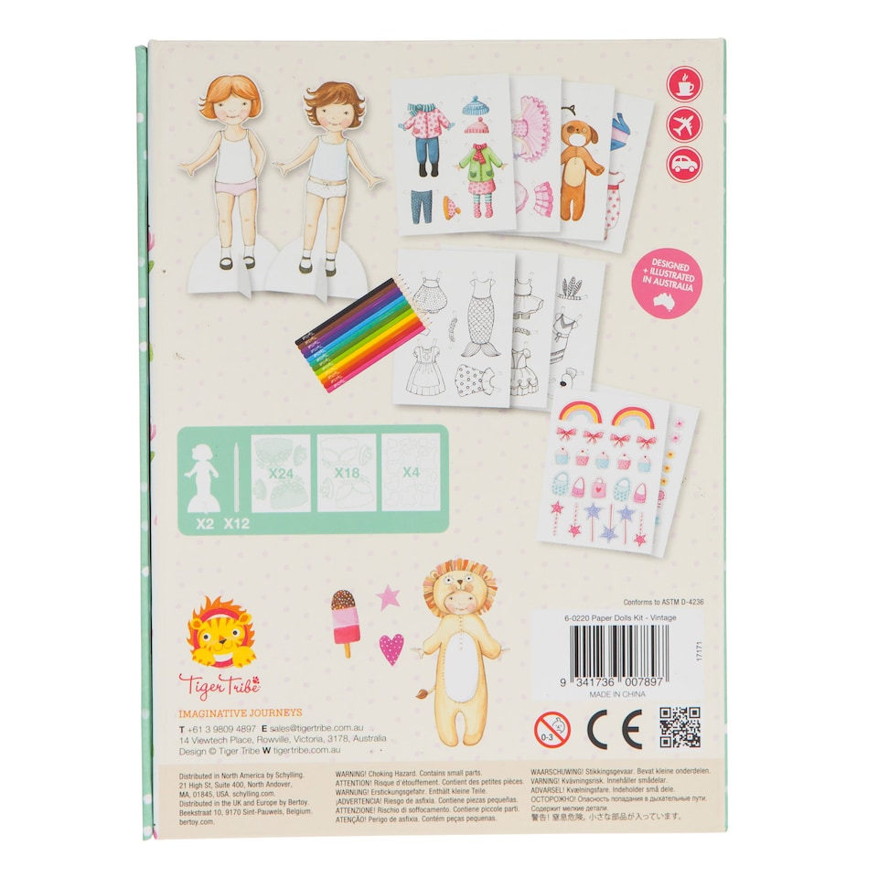 image 1 of Paper Doll Kit - Vintage