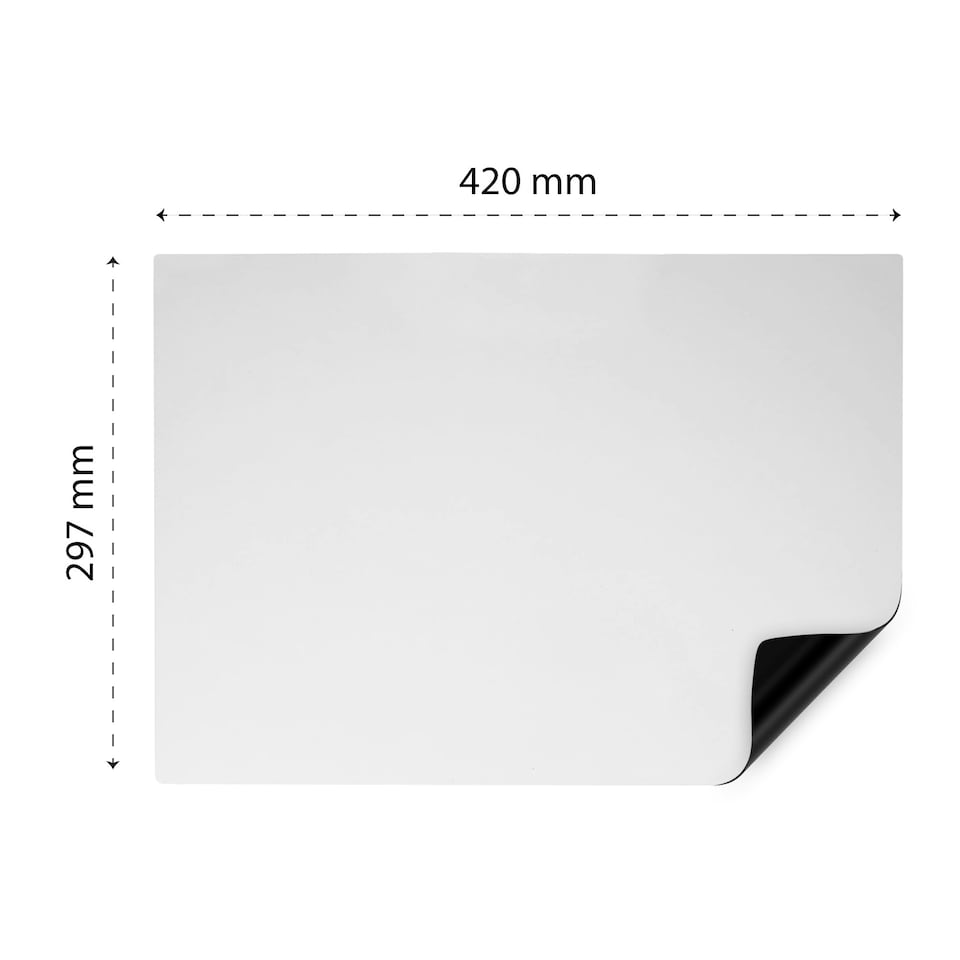 image 1 of A3 Magnetic Whiteboard Dry Wipe Board