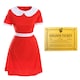 image 1 of Spoilt Golden Ticket Winner Costume, Dress & Ticket Red | L