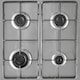 image 4 of SPARES2GO Pan Support Stand Burner Grate for Electriq IQGH601S Gas Hob Cooker x 1 460mm x 215mm