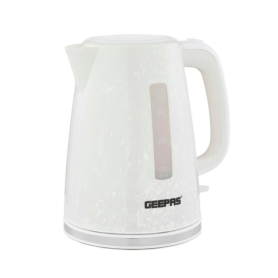image 1 of GEEPAS  1.7L Skye Electric Kettle | 2200W Premium Kettle,  White