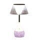 image 6 of Aromatize LED Colour Changing Lined Shade Glitter Lamp | Multi