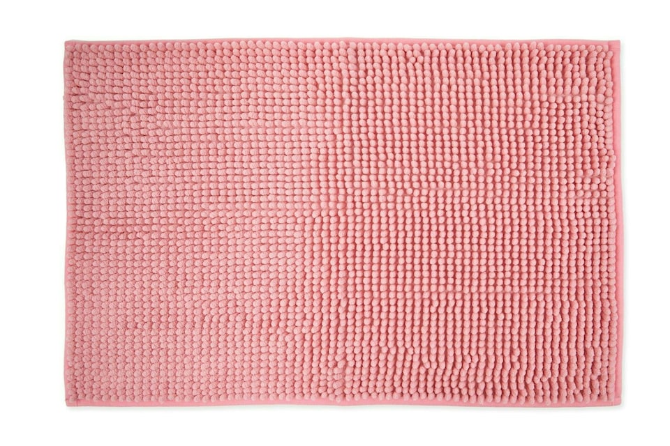 image 1 of Noodle Bath Mat Dusky Pink 45x75cm