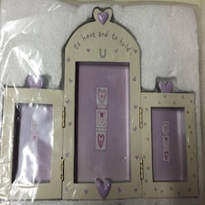 To Have and to Hold Triple Photo Frame