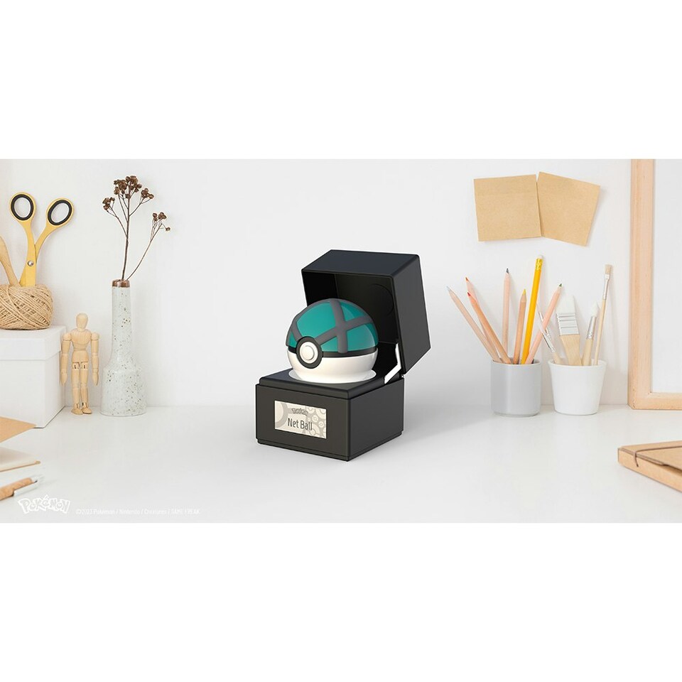 image 1 of Pokémon Die-Cast Net Ball Replica Blue