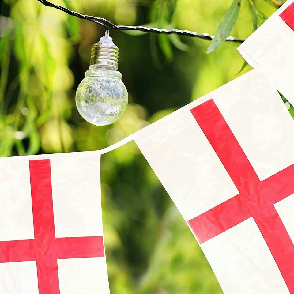 image 1 of St. George Bunting (10m, 30 Flags) Multi