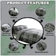 image 2 of VELVETIO Denim Check Printed Duvet Cover Set Reversible Polycotton Beddings Grey | King
