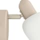 image 3 of EGLO Corato Sandy Steel/Glass Adjustable Single Spotlight