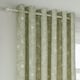 image 2 of Wylder Bella Floral Sage Eyelet Curtains 229 x 183cm Green | Sage Green