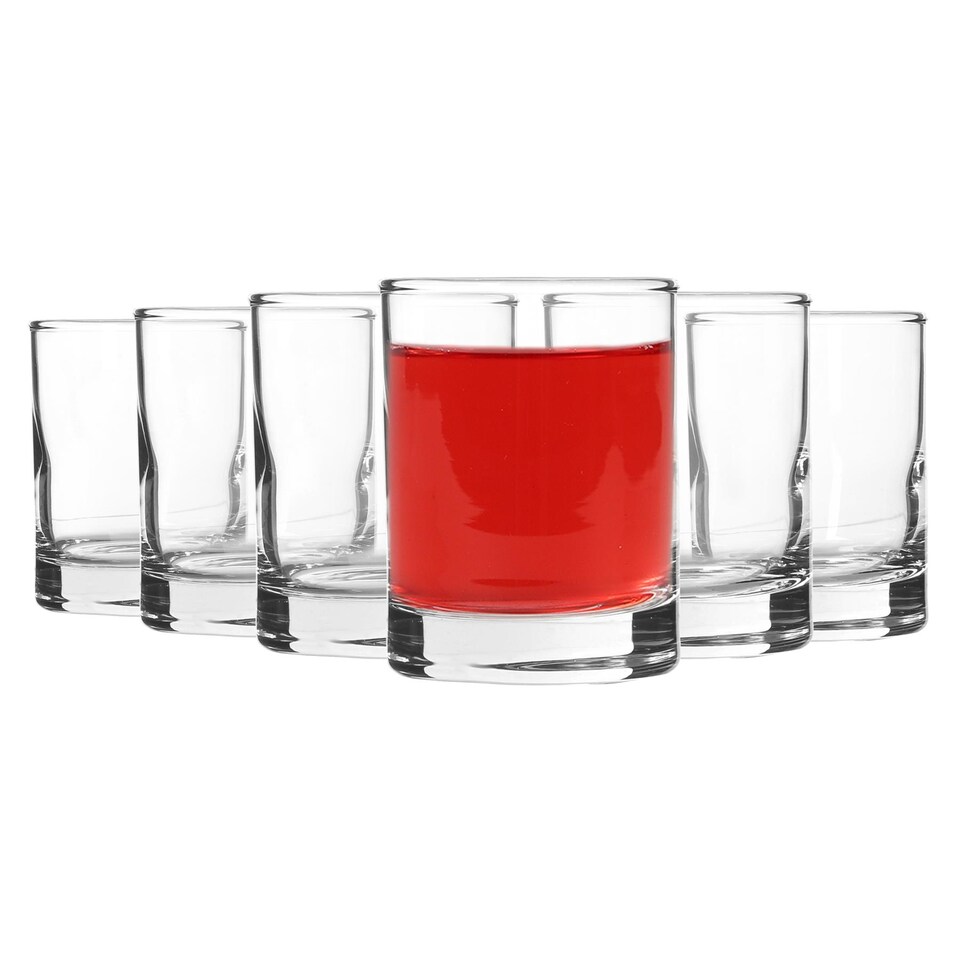 image 1 of LAV Liberty Shot Glasses - 65ml - Clear - Pack of 6 | Clear | Clear