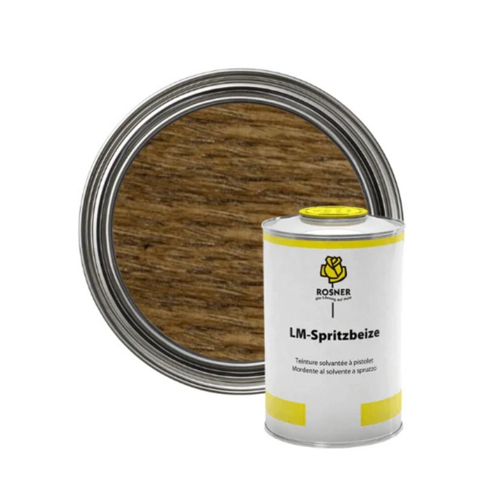 Rosner LM Walnut Spray Stain (1L) for Wood Finishing