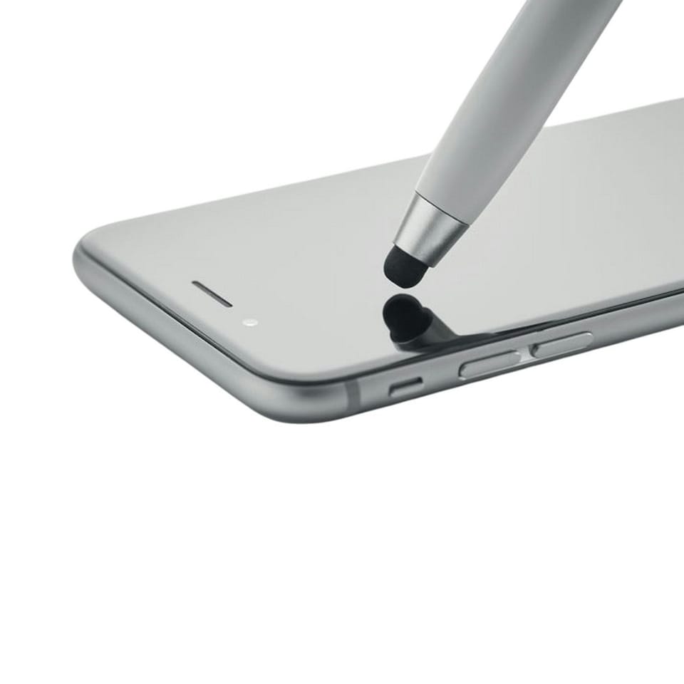 image 1 of MidOcean Cleanpen Ballpoint Pen Set - White - 14.3cm x 1.2cm