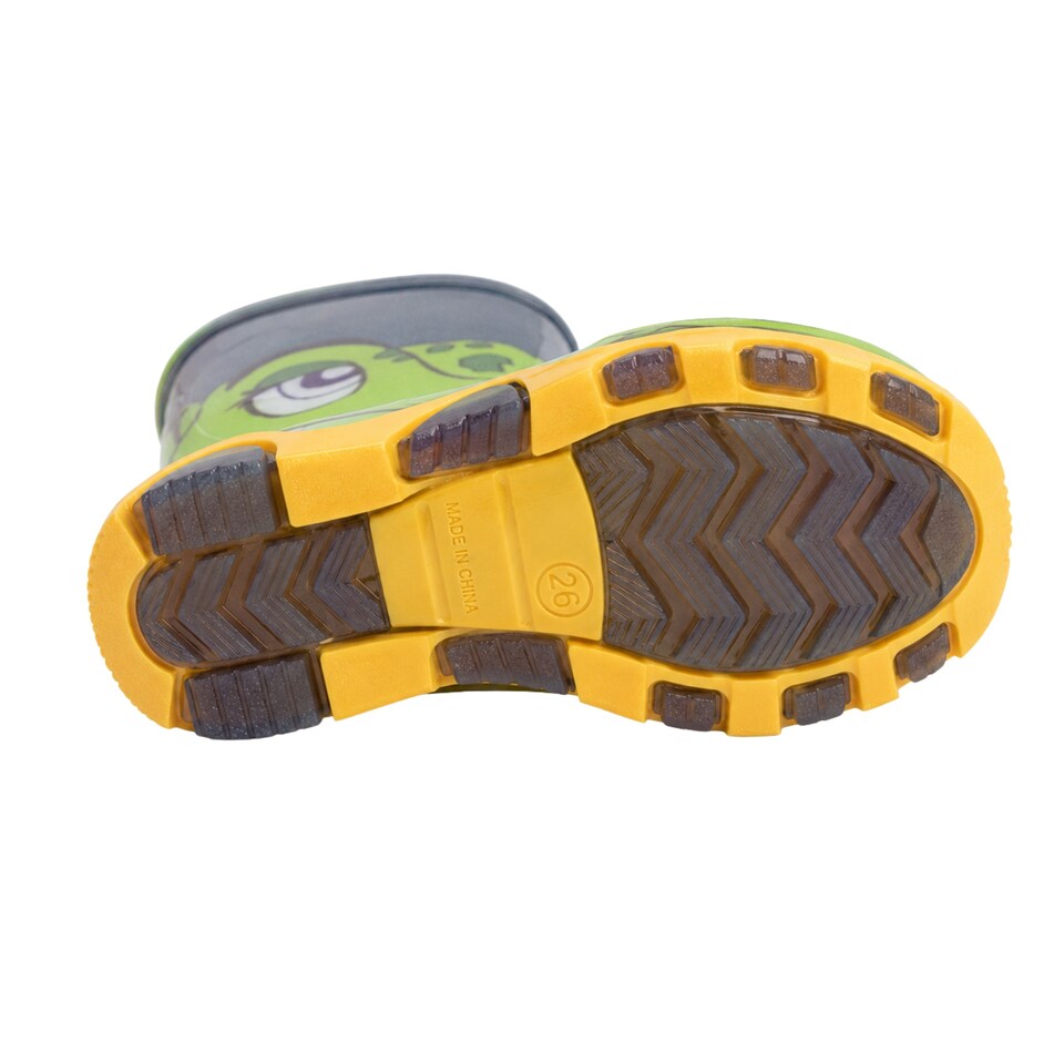 image 1 of Demar Stormer Reflective Kids' Wellies, Green Crocodile, EU 20/21