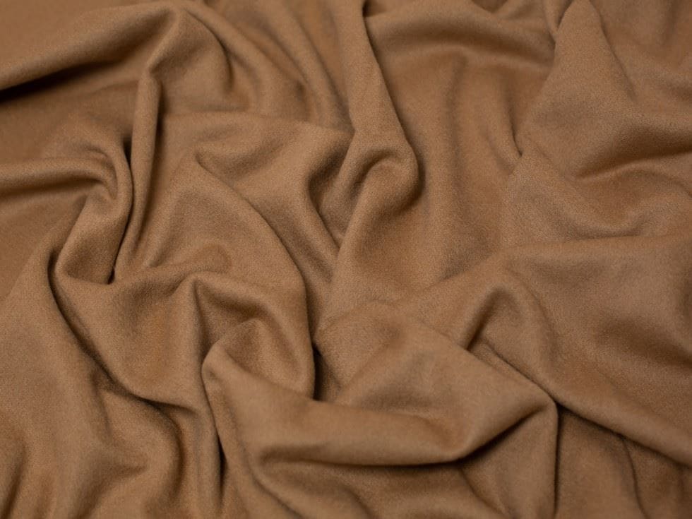 Minerva Core Range Beige Luxury Cashmere Wool Coating Fabric for Dressmaking, 150cm / 59" Wide - per metre