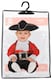 image 3 of Fancy Dress Child Pirate Burgundy Black - 18-24 m