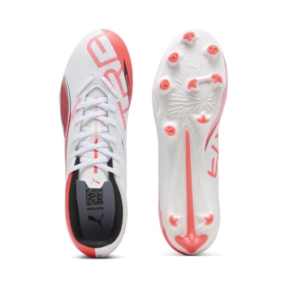 image 1 of Puma Ultra 5 Play FG/AG Football Boots 9 White/Black/Red
