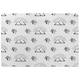 image 1 of Egyptian pyramid and ankh (Rug) White | Medium: 80x150cm