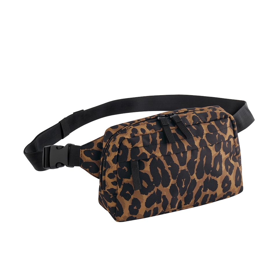 image 1 of Bagbase Leopard Print Crossbody Bag | Multi | Leopard | One Size | 1